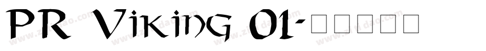 PR Viking 01字体转换